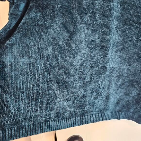 Fred David Vintage Y2K Sweater Womens Large Blue Knit Boho Retro Soft Indie Cozy - Picture 5 of 8